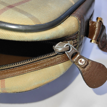 BURBERRY Camera Bag Brown Canvas Crossbody Single Shoulder Bag Golden hardware-(SKU)-936478276