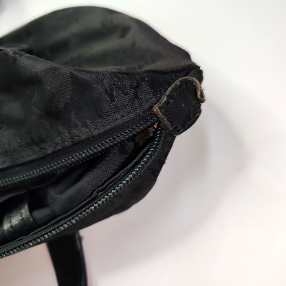 MCM Black fabric handbag Golden hardware-(SKU)-935409041