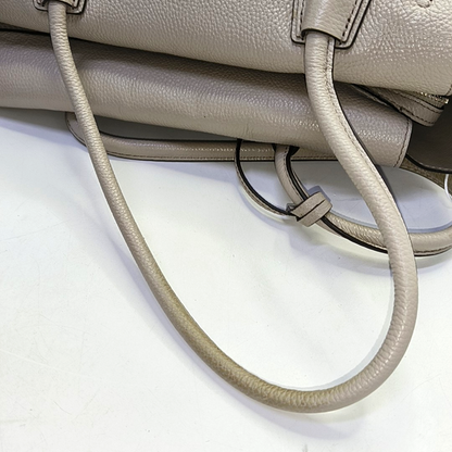 MICHAEL KORS Mercer Gray cowhide single shoulder bag crossbody handbag Silver Hardware Removable shoulder strap-(SKU)-940249549
