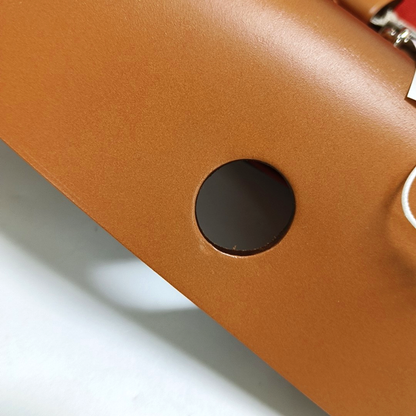 HERMÈS Herbag 31 National Flag Red Canvas Crossbody Tote Bag Single Shoulder Bag Silver Hardware A Removable Strap-(SKU)-961466462