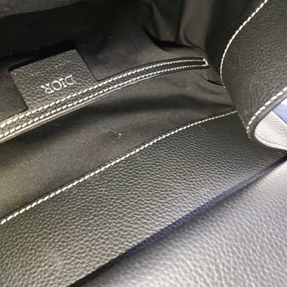 DIOR Gallop Large Black Cowhide Backpack-(SKU)-967207446