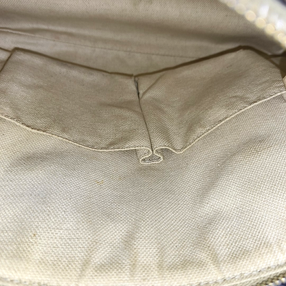 GUCCI Small size Khaki Coated Canvas Monogrammed Single Shoulder Bag Tote Golden hardware Removable shoulder strap-(SKU)-942536212