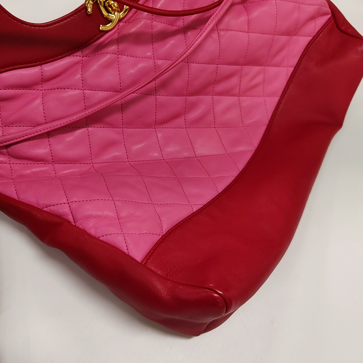 CHANEL CHANEL 31 Large Pink Lamb Leather Quilted Single Shoulder Bag Crossbody Bag Handbag Golden Hardware-(SKU)-958758432