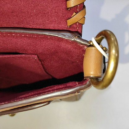 COACH 26 Brown Leather Carriage Weave Dionysus Bag Single Shoulder Bag Tote Golden hardware Removable shoulder strap-(SKU)-14389455