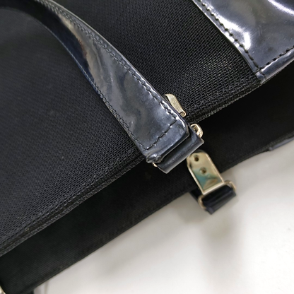 DIOR Tote bag Black Fabric Single Shoulder Bag Silver Hardware Pouch detachable shoulder strap-(SKU)-929190229