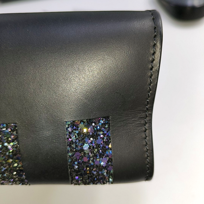 SOPHIE HULME Tote bag Black Leather Embossed Single Shoulder Bag Golden hardware Removable shoulder strap-(SKU)-939128260