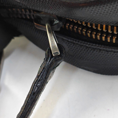 GUCCI GG Imprime Messenger Black Coated Canvas Monogrammed Single Shoulder Bag Sling Silver Hardware-(SKU)-950931725