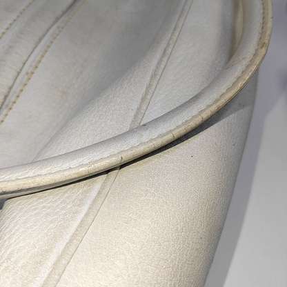 CELINE Tote bag White Leather Handbag Golden hardware-(SKU)-935410118