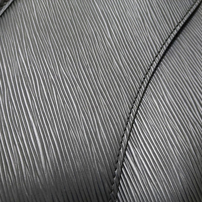 LOUIS VUITTON BUCI Black EPI Leather Water Ripple Shoulder Bag Crossbody Bag with Detachable Strap-(SKU)-956131000