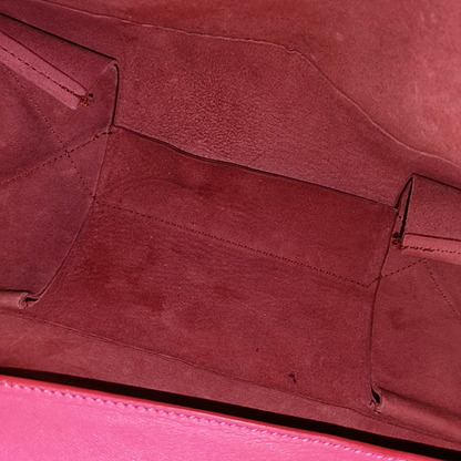 CELINE VERTICAL CABAS Pink Leather Tote Bag Golden hardware-(SKU)-944804714