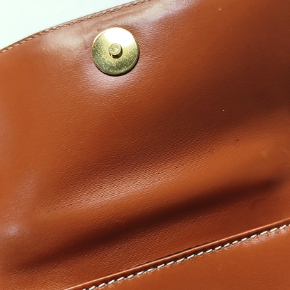 LOEWE Brown Cowhide Quilted shoulder bag Golden hardware-(SKU)-946671303