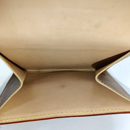 LOUIS VUITTON INTERNATIONAL White Tricolor Coated Canvas Monogrammed Wallet Golden hardware-(SKU)-956534892