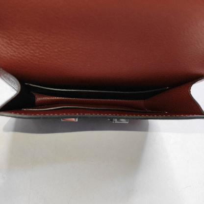 HERMÈS Constance Slim Hermes Red Evercolor Calfskin Constance Wallet Silver Hardware Y Engraving Pockets-(SKU)-946073587