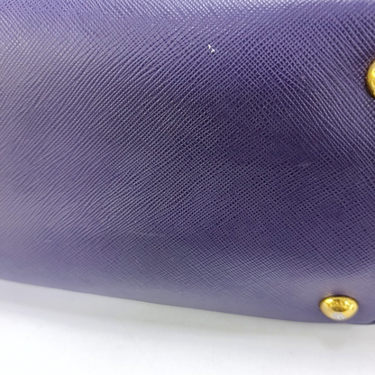PRADA Promenade Purple Cowhide Logo Monogram Crossbody Shoulder Bag Single Shoulder Bag Golden hardware-(SKU)-950771962
