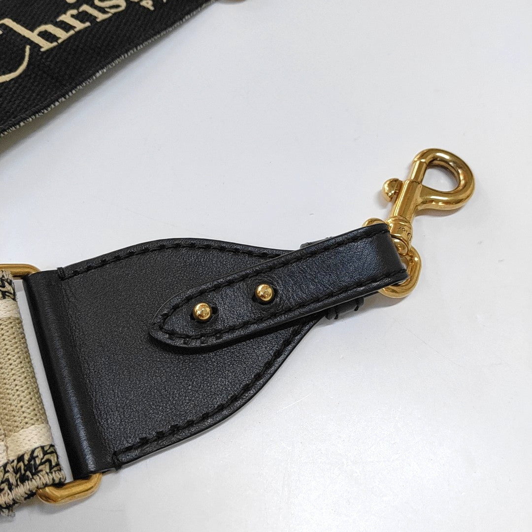 DIOR Saddle Mini White Calfskin Monogrammed Saddle Bag, Shoulder Bag, Handbag with Gold Hardware, Detachable Strap-(SKU)-965570201