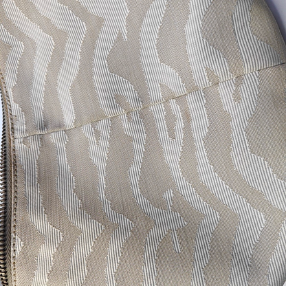 FENDI 卡其色帆布双FHandheld包 Golden hardware-(SKU)-943796749