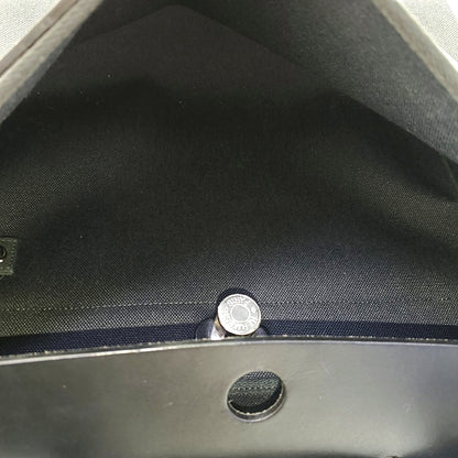 HERMÈS Herbag 35 black canvas shoulder bag silver hardware B detachable shoulder strap-(SKU)-968368535