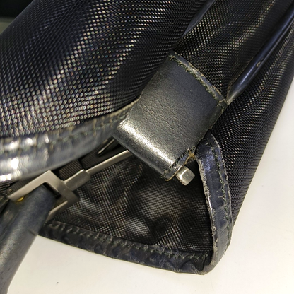 GUCCI Tote bag Black Special Material Bamboo Handle Bag Tote Bag Ruthenium color hardware Sub-bag-(SKU)-941712456