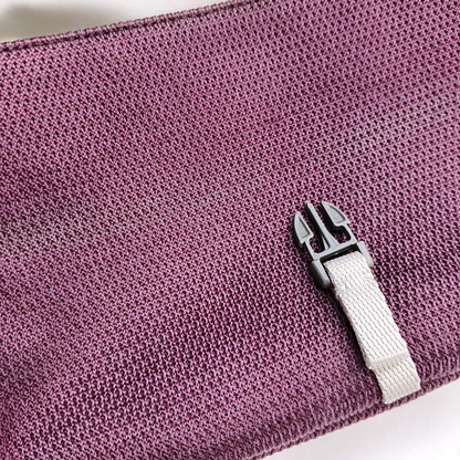 PRADA Purple Fabric Single Shoulder Bag Silver Hardware Removable shoulder strap-(SKU)-950006519