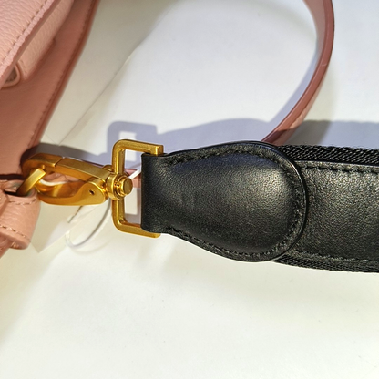 MCM Tote bag Pink Leather Studs Single Shoulder Bag Tote Bag Golden hardware Removable shoulder strap-(SKU)-944137906