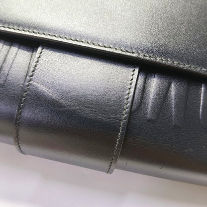 DIOR 30 Montaigne Black Leather Montaigne Bag Shoulder Bag Tote Bag Golden Hardware Removable Strap-(SKU)-966757024