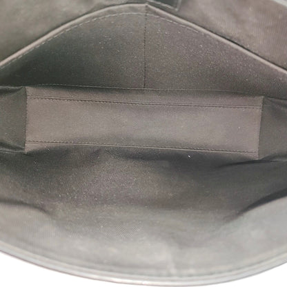 LOUIS VUITTON AEROGRAM Black Leather Printed Shoulder Bag Crossbody Bag with Detachable Strap-(SKU)-971534931