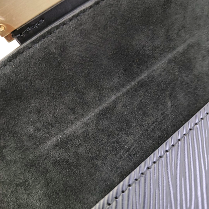 LOUIS VUITTON DAUPHINE Mini Black EPI Leather Monogrammed Daffodil Shoulder Bag Crossbody Bag with 2 Detachable Straps-(SKU)-957256164