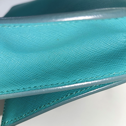FERRAGAMO Vara Green Cowhide Single Shoulder Bag Crossbody Golden hardware Removable shoulder strap-(SKU)-930663462