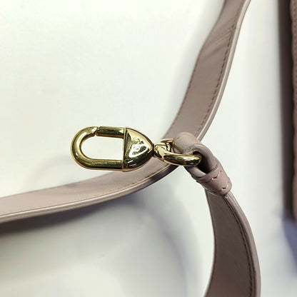 DIOR Lady Dior Small Pink Purple Lamb Skin Cannage 4-Compartment Shoulder Bag Crossbody Bag Gold Hardware Removable Strap-(SKU)-967754784
