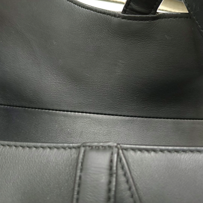 DIOR Saddle Small Black Calfskin Saddle Bag Single Shoulder Bag Tote with Black Hardware and Removable Strap-(SKU)-940890470