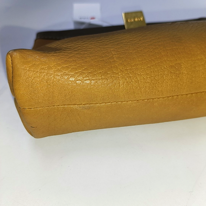 LOEWE Brown Cow Leather Grained Handbag Golden hardware-(SKU)-943656092