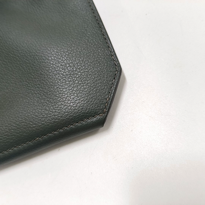 HERMÈS Ultrapla Hurricane Blue Evercolor Leather Single Shoulder Bag Crossbody Bag Silver Hardware Z-(SKU)-957462162