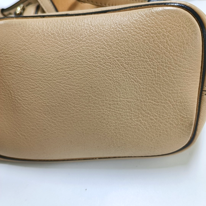 Chloé Faye mini Khaki Cowhide Single Shoulder Bag Backpack Golden hardware shoulder straps-(SKU)-955720331