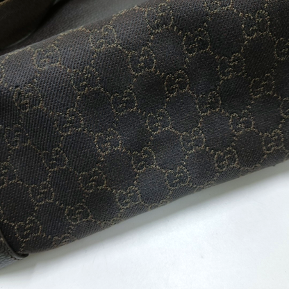 GUCCI Tote bag Brown Canvas Monogrammed Single Shoulder Bag Golden hardware-(SKU)-958908868