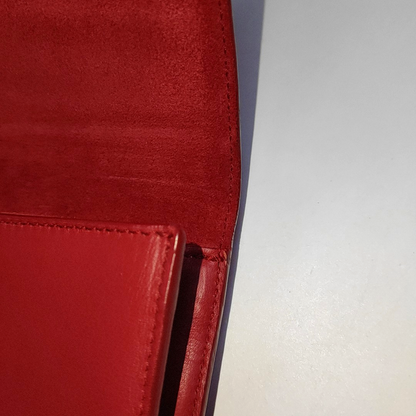 YSL CHYC Y LIGNE Red Cowhide Handbag Golden hardware-(SKU)-935154506