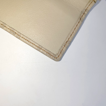 GUCCI Signature白色牛皮老花,压纹钱包-(SKU)-939007138