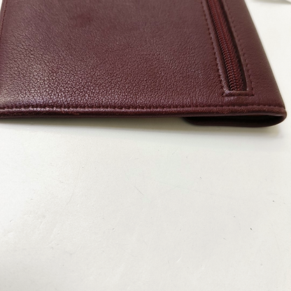 LOEWE Brown Suede Leather Wallet Golden hardware-(SKU)-952660066