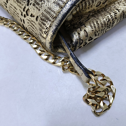 BURBERRY Champagne Leather Shoulder Bag Crossbody Golden hardware Removable shoulder strap-(SKU)-950089818