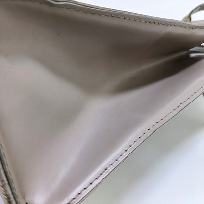 LOUIS VUITTON VINTAGE CROISETTE Large size 粉紫色EPI牛皮水波纹Shoulder Bag Handbag Silver Hardware-(SKU)-953507402