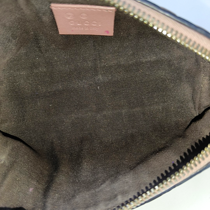 GUCCI Microguccissima Nude Pink Cowhide Monogram Embossed Wallet Golden hardware-(SKU)-956456828