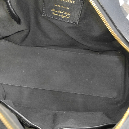 BURBERRY Alchester Multicolor Canvas Handbag Golden hardware-(SKU)-939790011