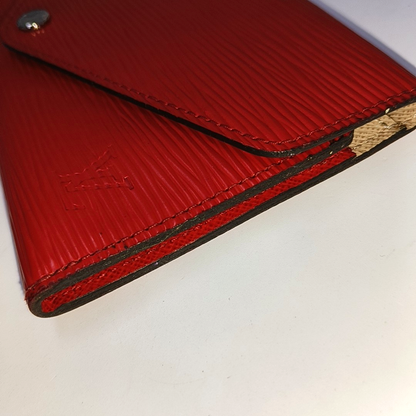 LOUIS VUITTON JOSÉPHINE 红色EPI牛皮水波纹钱包 Silver Hardware-(SKU)-942554334