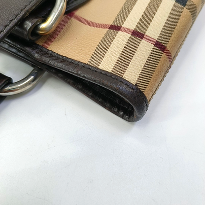 BURBERRY Tote bag Brown Coated Canvas Tote Bag Golden hardware-(SKU)-959310440