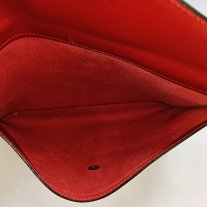 DELVAUX Red Cowhide Handbag-(SKU)-940165558