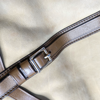 BURBERRY Milverton Khaki Leather Tote Golden hardware-(SKU)-951123220