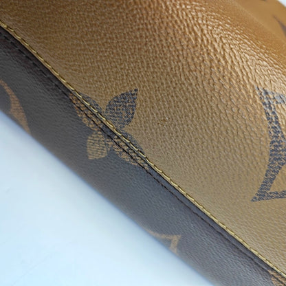 LOUIS VUITTON ONTHEGO Small Monogram Brown Coated Canvas Flower Print Jungle Bag Shoulder Bag Crossbody Bag Golden Hardware Removable Strap-(SKU)-964869214