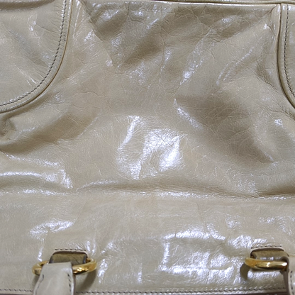 Miu Miu Tote bag Yellow Cowhide Single Shoulder Handbag Crossbody Bag Golden hardware Removable shoulder strap-(SKU)-958319831