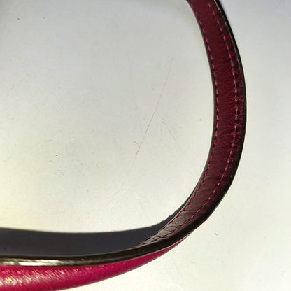 COACH MADISON Fuchsia Leather Single Shoulder Handbag Crossbody Golden hardware-(SKU)-941851369