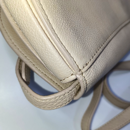 TORY BURCH Britten Nude Pink Cowhide Single Shoulder Bag Golden hardware Removable shoulder strap-(SKU)-939291612
