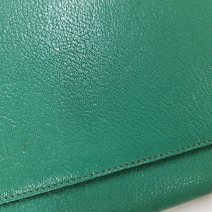 HERMÈS Verrou Mini Velvet Green Chèvre Mysore Goat Leather Gun Bag Crossbody Shoulder Bag Silver Hardware C-(SKU)-969129815